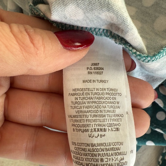 Boden Althea Green Polka Dot Midi Dress Medium - Picture 7 of 7